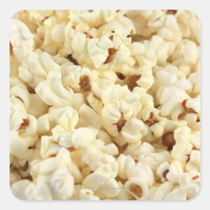 Sticker Carré Du pop-corn pur.