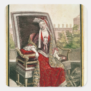 Sticker Carré Duchesse de Marie-Anne Mancini de bouillon
