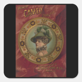 Sticker Carré Dukes Cameo - Cigarettes Vintages