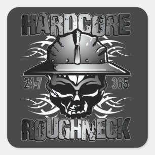 STICKER CARRÉ DUR À CUIR HARDCORE