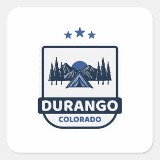 Sticker Carré Durango - Colorado