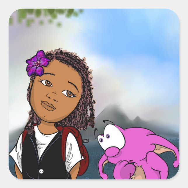 Sticker Carré Dweeblinks (Devant)