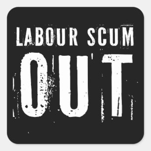 Sticker Carré Écran du travail