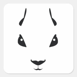 Sticker Carré écureuil