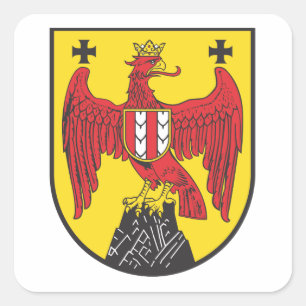 Sticker Carré Écusson Burgenland d'Autriche