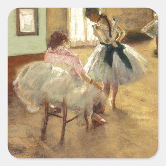 Sticker Carré Edgar Degas (Devant)