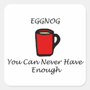 Sticker Carré Eggnog