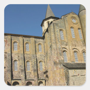 Sticker Carré Église de St Foy, c.1050 commencé par l'abbé