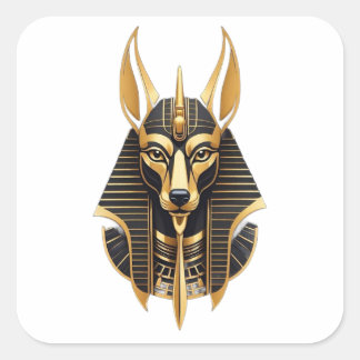 Sticker Carré Egyptian pharaohs
