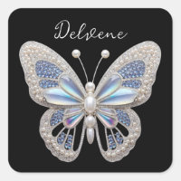 Élégance des papillons Iridescente