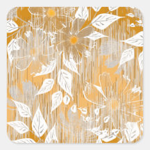 Elégant motif floral.