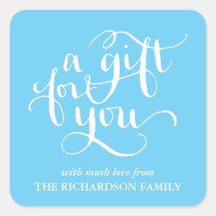 STICKER CARRÉ ÉLÉGANTE BALISERIE DE BALISES DE BALISES DE SCRIPT