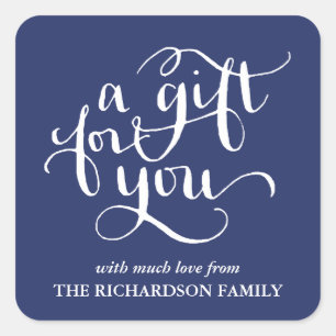 STICKER CARRÉ ÉLÉGANTE BALISERIE DE BALISES DE BALISES DE SCRIPT