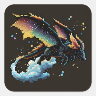 Sticker Carré élémentaire Dragon Air