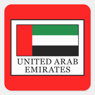 Sticker Carré Émirats arabes unis