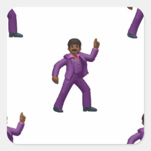 Sticker Carré Emoji Dancing Man