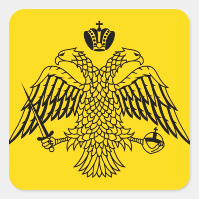Sticker Carré Empire byzantine (Devant)