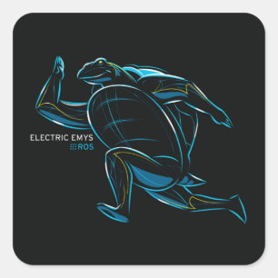 Sticker Carré Emys électriques ROS