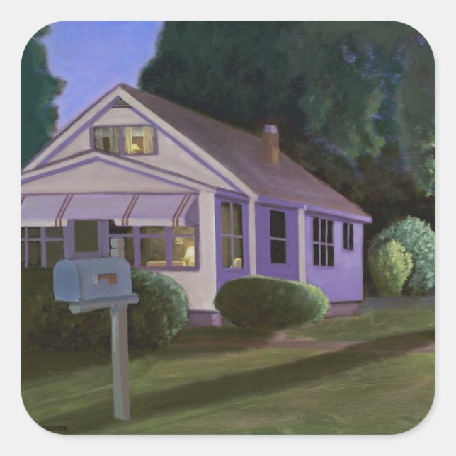 Sticker Carré En haut en bas 2006 (Devant)