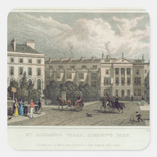 Sticker Carré Endroit de Saint Andrews, parc de régents, 1828