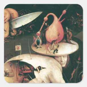 Sticker Carré enfer par le bosch de hieronymus