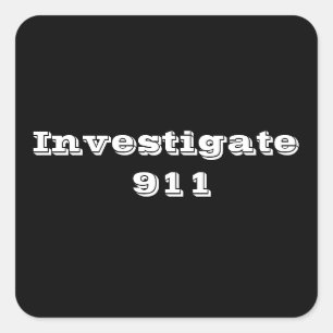 Sticker Carré Enquête 911