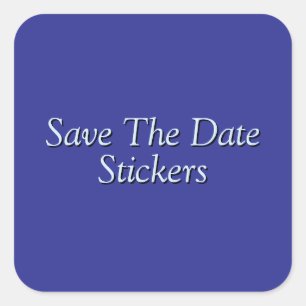 Sticker Carré Enregistrez La Date !