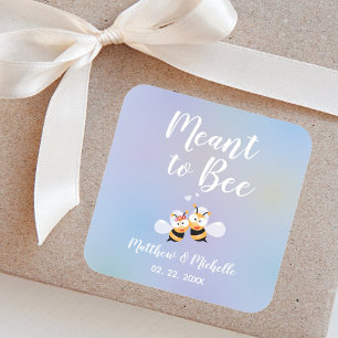 Sticker Carré Envie D'Être Belle Dreamy Mariage Faveur
