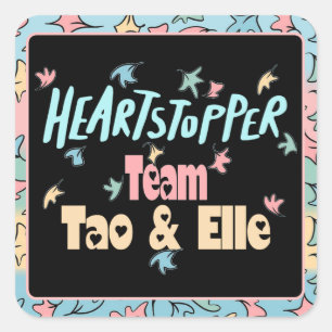 Sticker Carré Équipe Tao Et Elle
