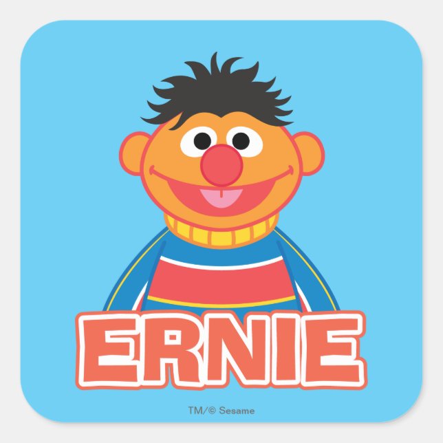 Sticker Carré Ernie Classic (Devant)