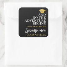 Et Donc L'Aventure Commence La Graduation Black Go