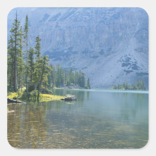 Sticker Carré États-Unis, Utah, Forêt nationale d'Ashley, High U