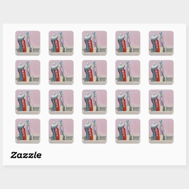 Sticker Carré Être (Feuille)