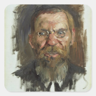 Sticker Carré Étude pour un portrait de professeur Dr. Eduard