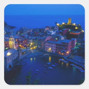 Sticker Carré Europe, Italie, Cinque Terre, Vernazza. Coteau