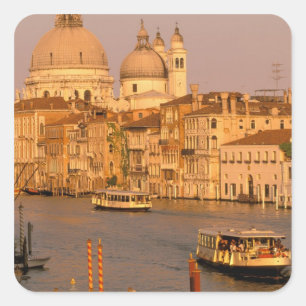 Sticker Carré Europe, Italie, Vénétie, Venise. Vue du coucher de