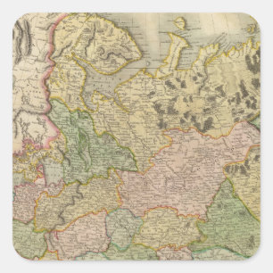 Sticker Carré Européen Russie