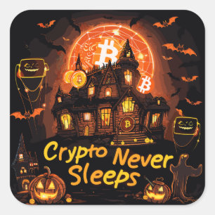 Sticker Carré ExDesigner Personnalisation Halloween