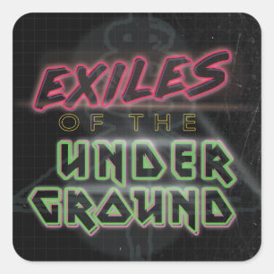 Sticker Carré Exiles de la feuille d'autocollant souterrain de 2