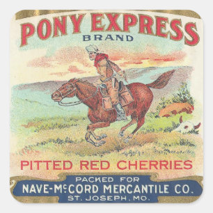 Sticker Carré Express de Pony