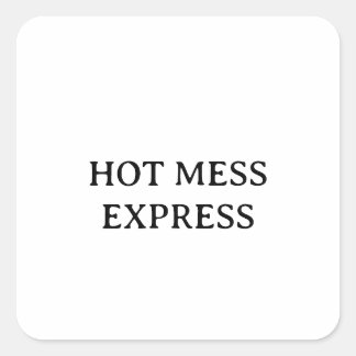 STICKER CARRÉ EXPRESS DÉSASTREUX