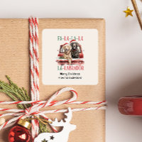 FA LA LABRADOR CHIEN NOËL FURRY