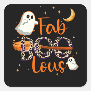 Sticker Carré Fab bol lous - Halloween