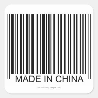 Sticker Carré Fabriqué en Chine