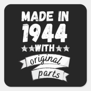 Sticker Carré fabriqués en 1944 avec pièces d'origine,