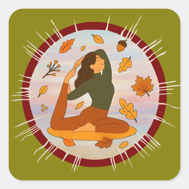 Sticker Carré Fall (Devant)