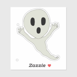 Sticker Carré fantôme de style Chibi