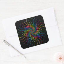 Fascinante spirale arc-en-ciel