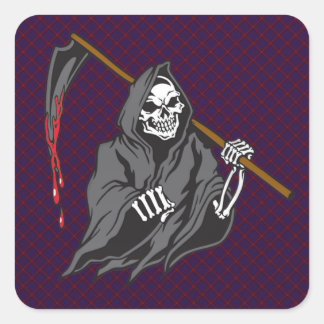 Sticker Carré Faucheuse
