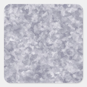 Sticker Carré Faux Argent Galvanisé Métal